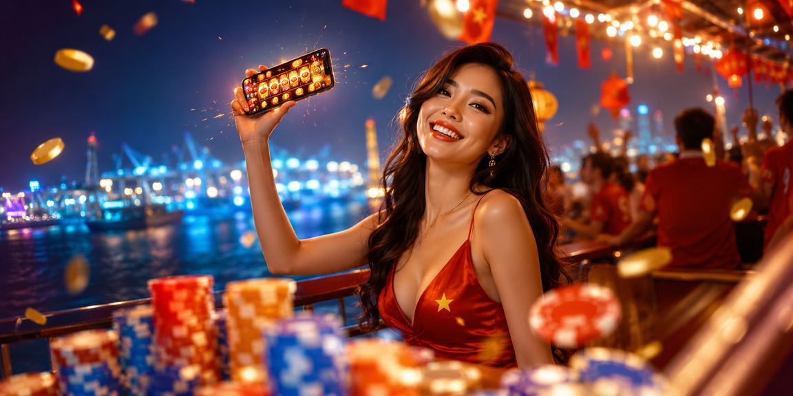 Người chơi VIP tại Hải Phòng trải nghiệm slot game về đêm tại không gian chợ đêm