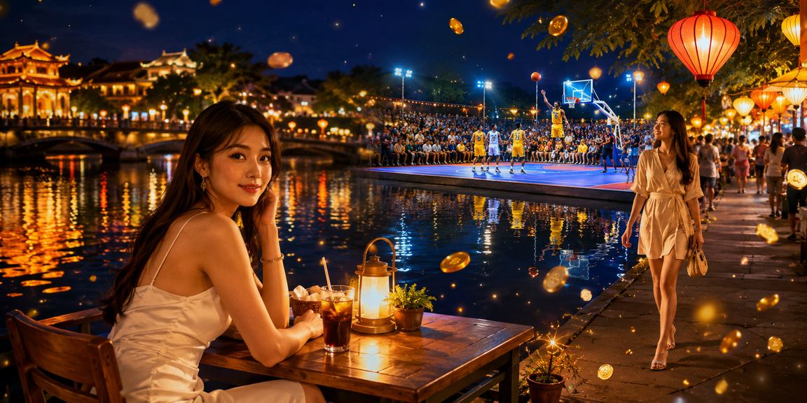 Người chơi tại Huế phân tích kèo bóng rổ cùng ly cà phê buổi sáng