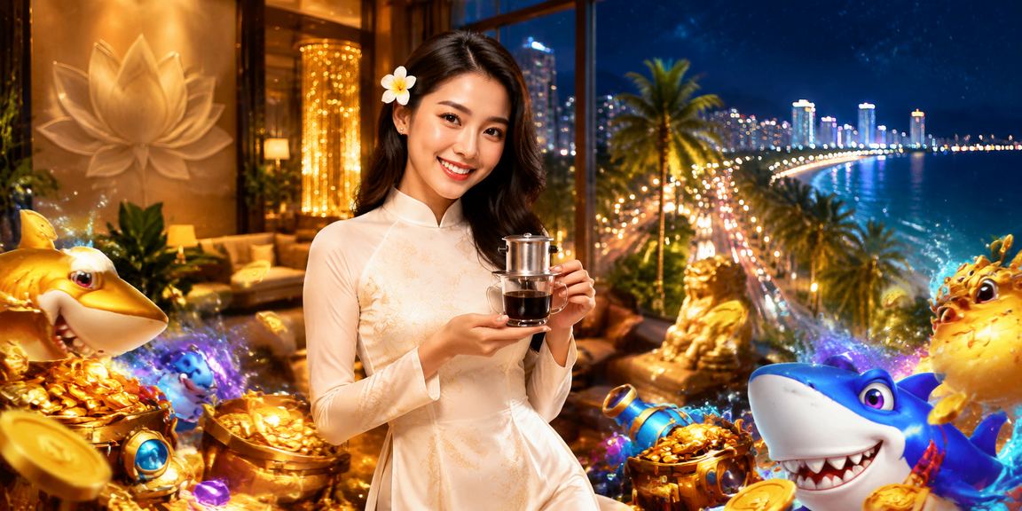 Người dùng tại Nha Trang kiểm tra ưu đãi cá cược trên điện thoại bên ly cà phê